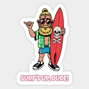 Summer surfer Sticker